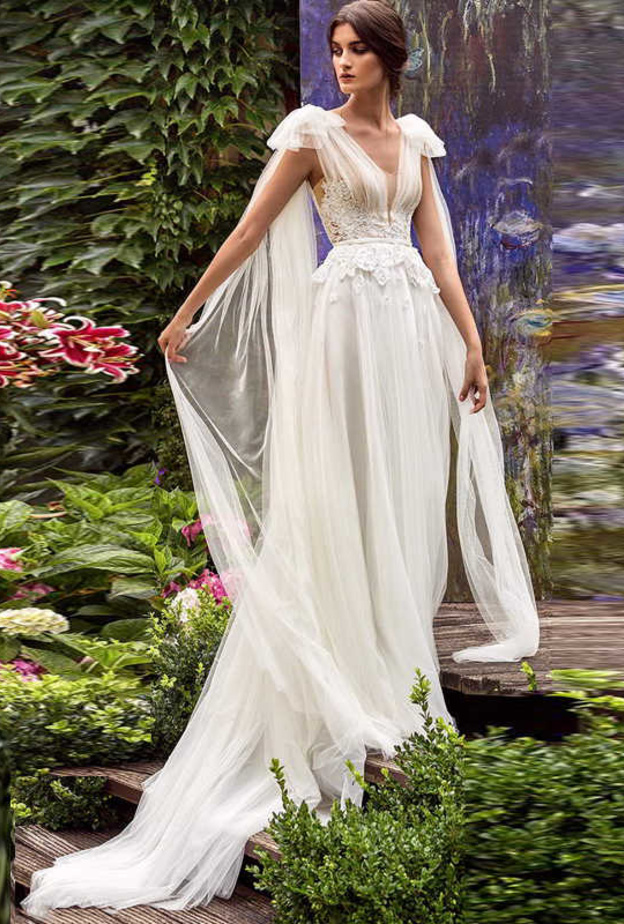 موديلات فساتين زفاف بوهيمية من verngo
