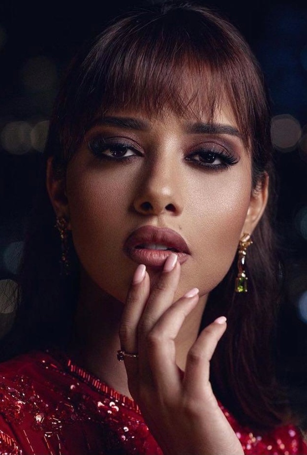 رسمات مكياج برونزي مات من وحي اطلالات بلقيس فتح