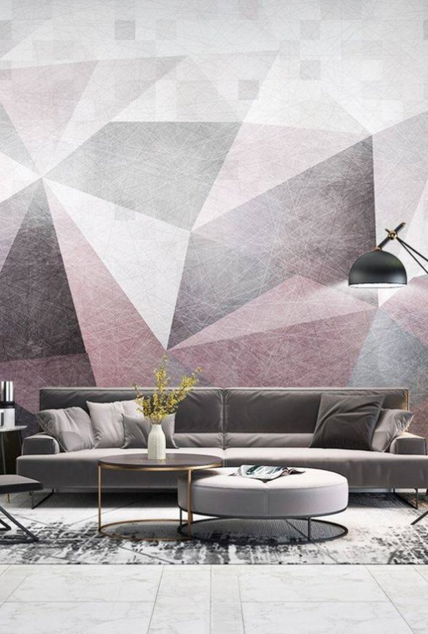 ورق جدران 2021 يعتمد الخطوط الهندسية