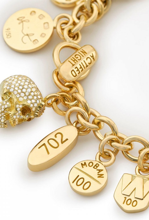 سوار الجمجمة من العلامة Damien Hirst’s Pill