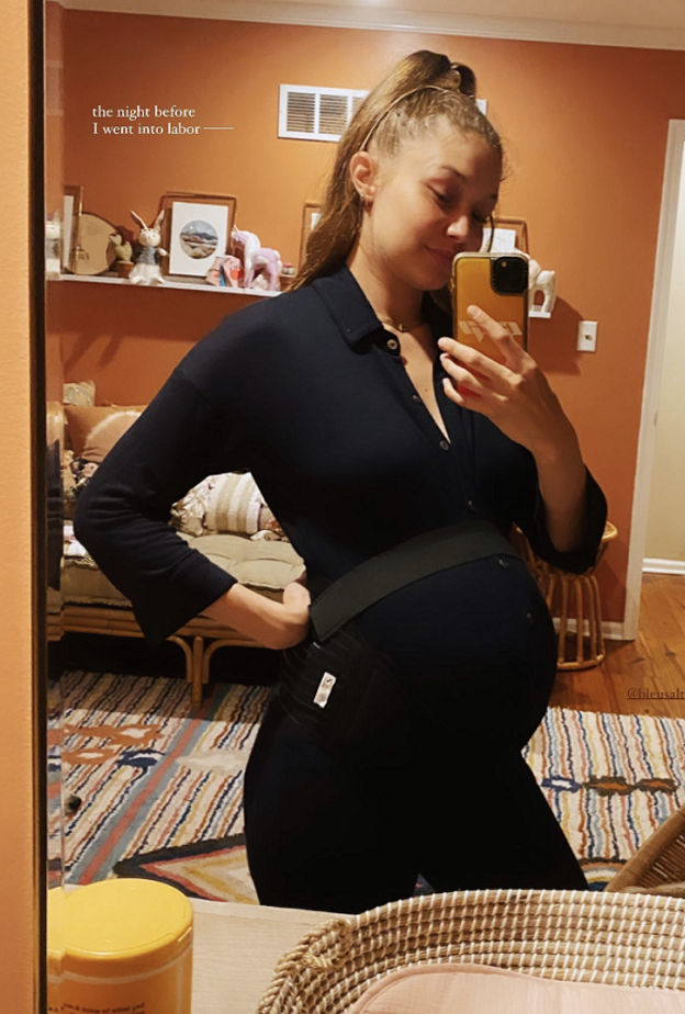 نشرت جيجي حديد صورة لها من قلب غرفة طفلتها قبل موعد ولادتها بيوم