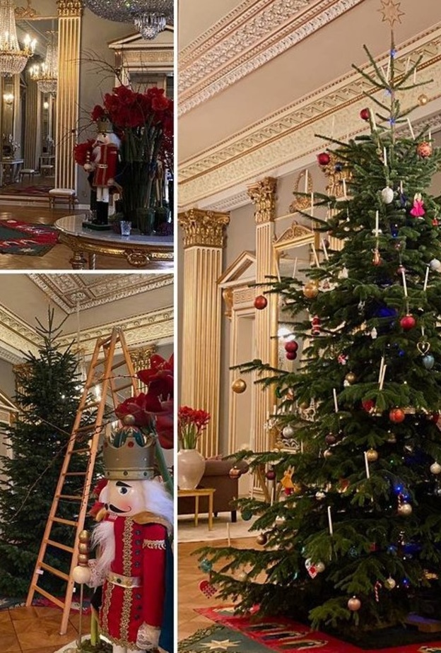 ديكور أعياد الميلاد للعائلة المالكة الدنماركية