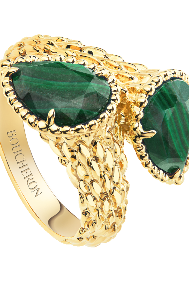 خواتم ملونة ضخمة لعروس 2020 من دار Boucheron