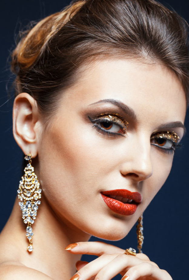 مكياج عصري براق