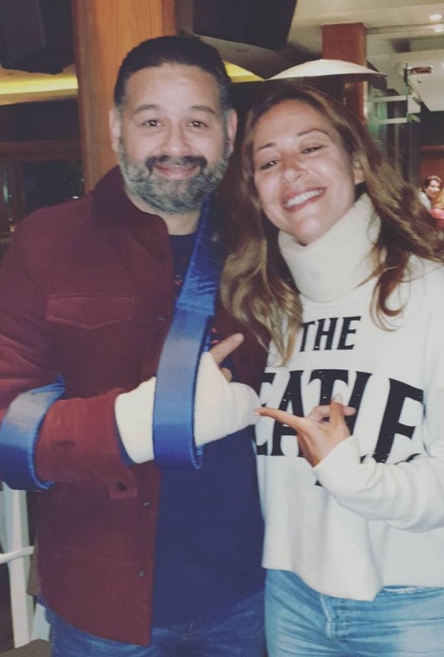 منة شلبي وامير شاهين