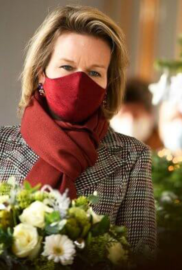 الملكة ماتيلد تزور مستشفى للطب النفسي في جيتي