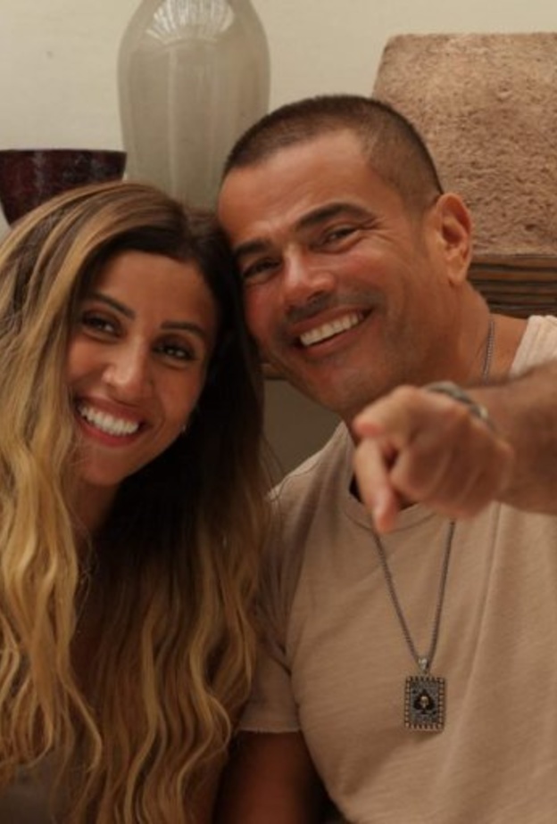 عمرو دياب ودينا الشربيني