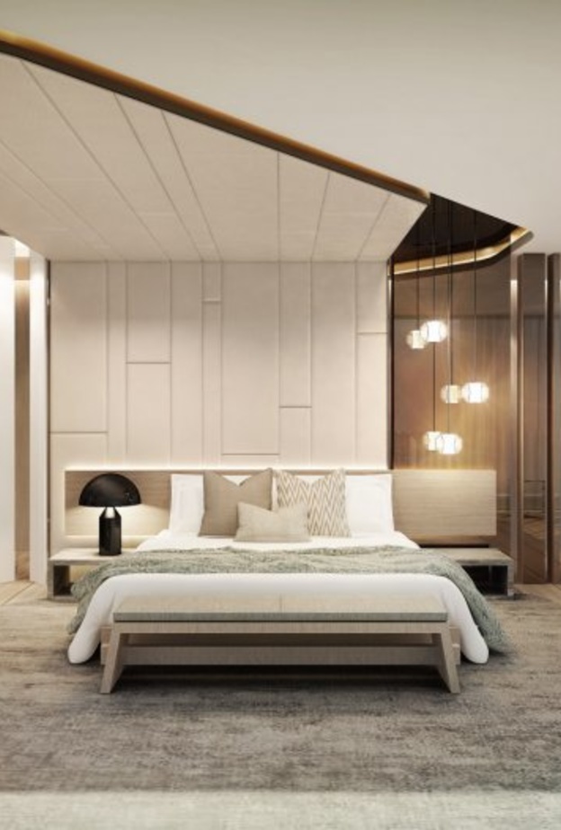 أناقة الألوان الحيادية في ديكورات غرف نوم عصرية من ARRCC