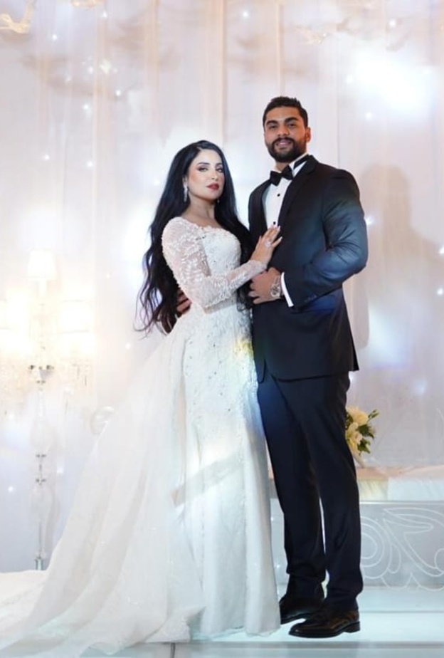 نجاح المساعيد وزوجها