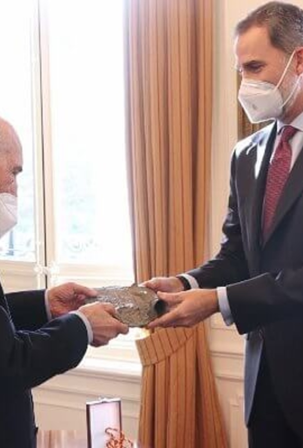 ملك وملكة إسبانيا في حفل جائزة Cervantes Prize