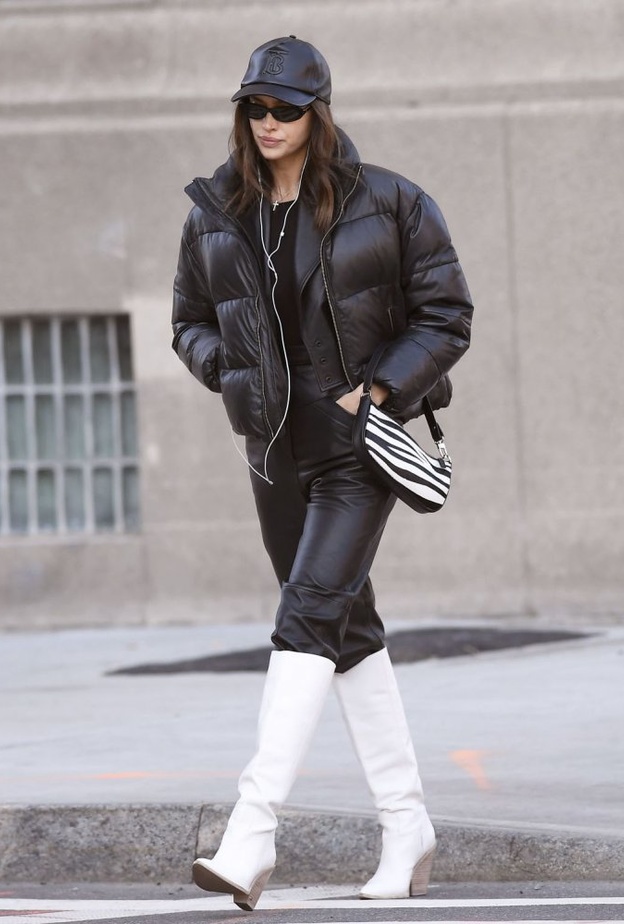  تنسيق باللونين الاسود والابيض اعتمدته ايرينا شايك