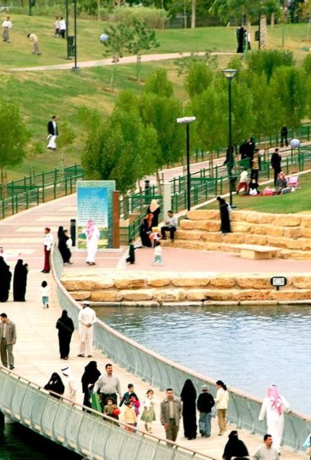 منتزه سلام واحد من أكبر المنتزهات الترفيهية في الرياض - المصدر الهيئة الملكية لمدينة الرياض 