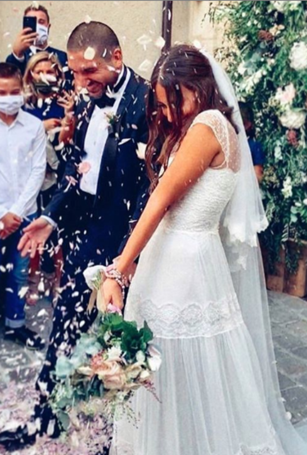 هبة طوجي في حفل زفافها