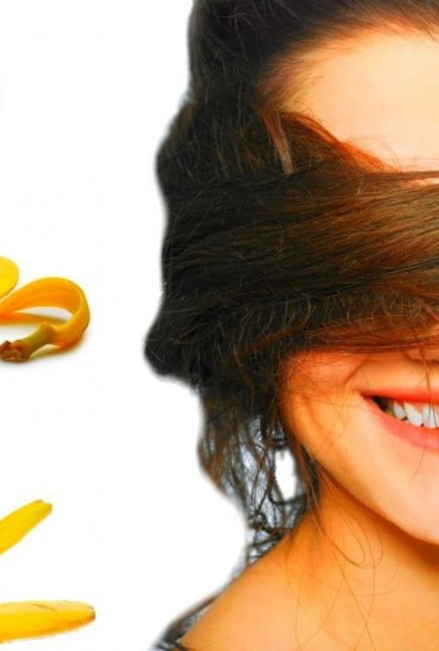 قشر الموز يساعد في تطويل الشعر