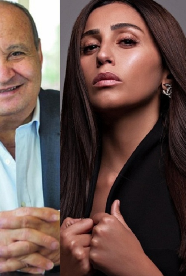 وحيد حامد ودينا الشربيني