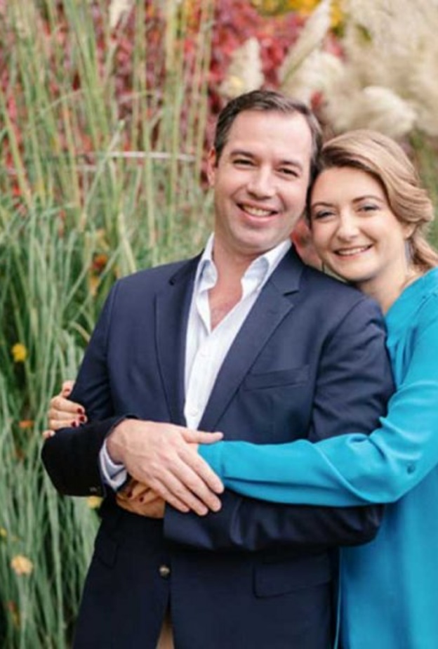 الأمير غيوم ولي عهد لوكسمبورغ وزوجته