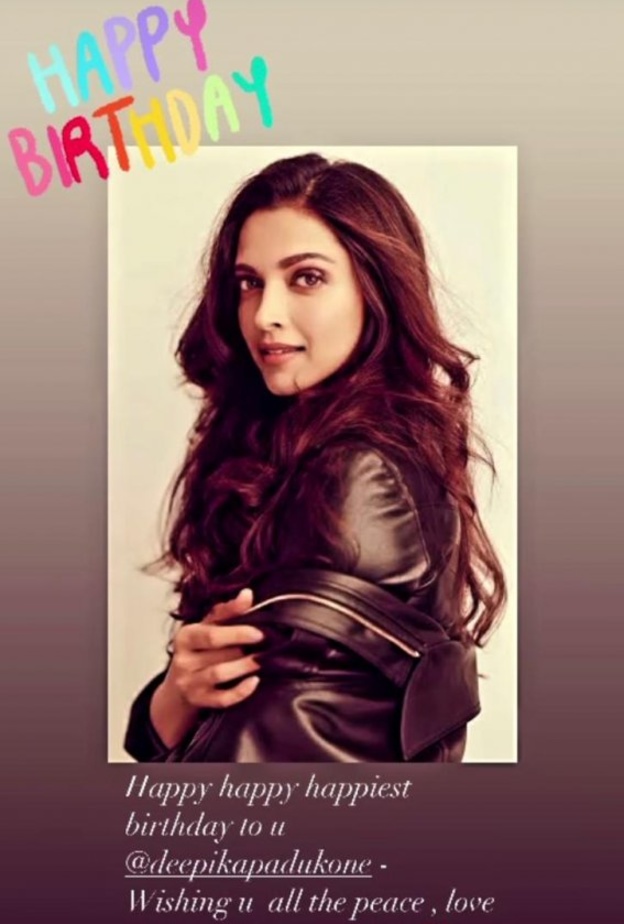 مشاهير بوليوود يهنئون ديبيكا بادوكون بعيد ميلادها الخامس والثلاثين