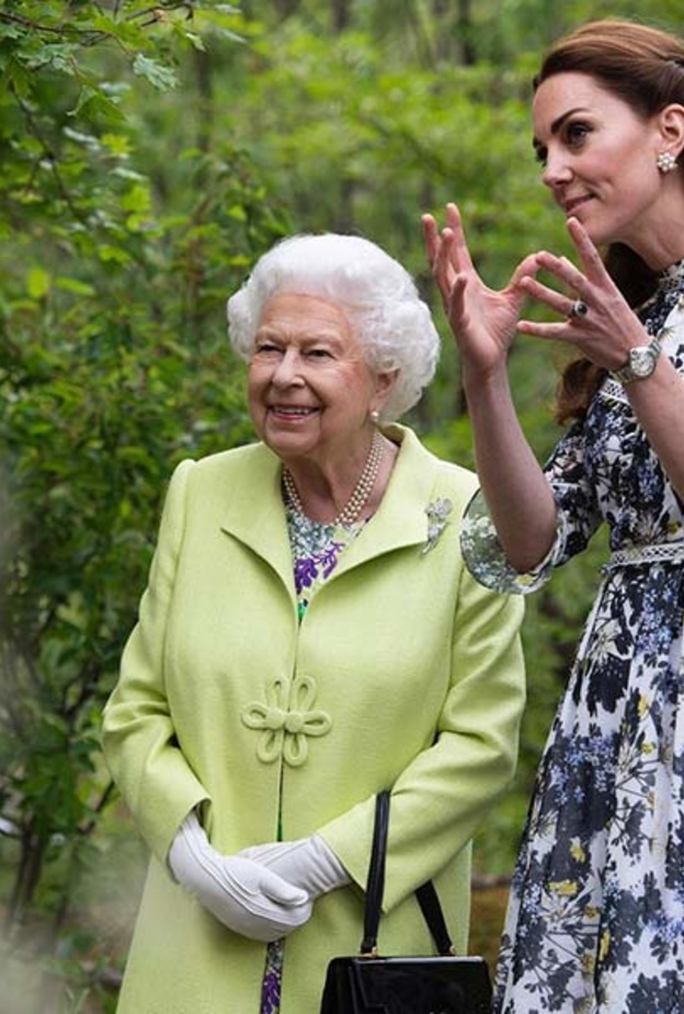 ملكة بريطانيا استقبلت كيت ميدلتون في وندسور