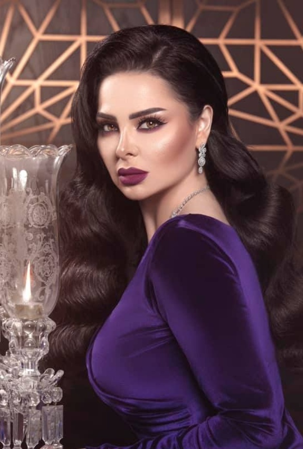 ديانا كرزون 2021 بمكياج بنفسجي