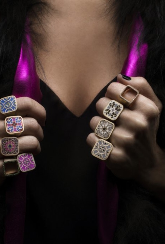 مجوهرات مستوحاة من فن الأرابيسك من Nada G Blat Beirut