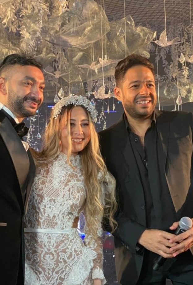 نادر حمدي وزوجته ومحمد حماقي