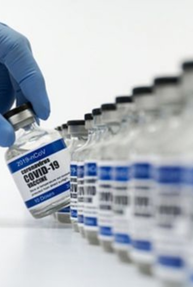 توزيع جرعات لقاح كوفيد-19