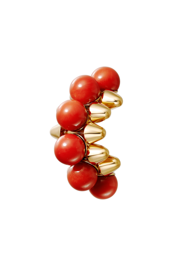  قرط مرصع بالمرجان