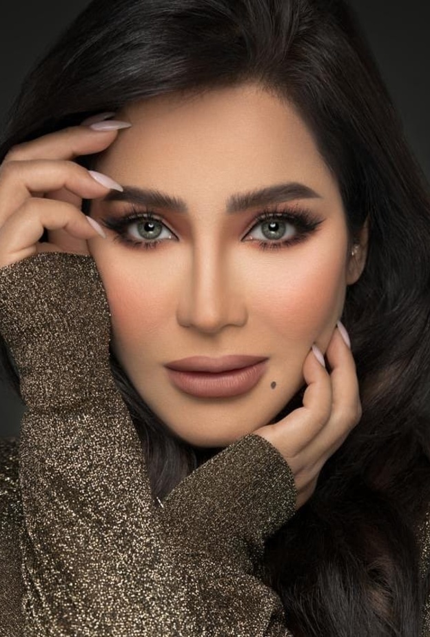 طريقة وضع مكياج عيون ترابي علي طريقة لجين عمران