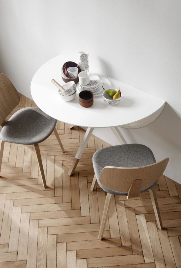 تصميم طاولة طعام للمساحات الصغيرة