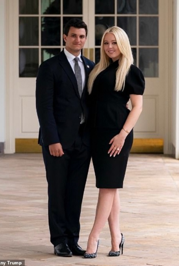  تمت خطوبة تيفاني ترامب و مايكل بولوس في نهاية الاسبوع الماضي في البيت الأبيض