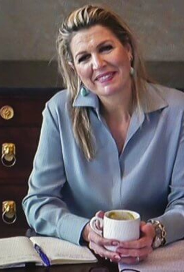 الملكة ماكسيما تجتمع مع ممثلي مبادرة خيرية جديدة لرعاية الأسر الفقيرة