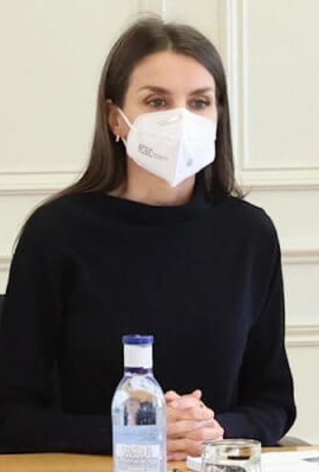 الملكة ليتيزيا في اجتماع عمل مع مؤسسة للتشجيع على استخدام التكنولوجيا