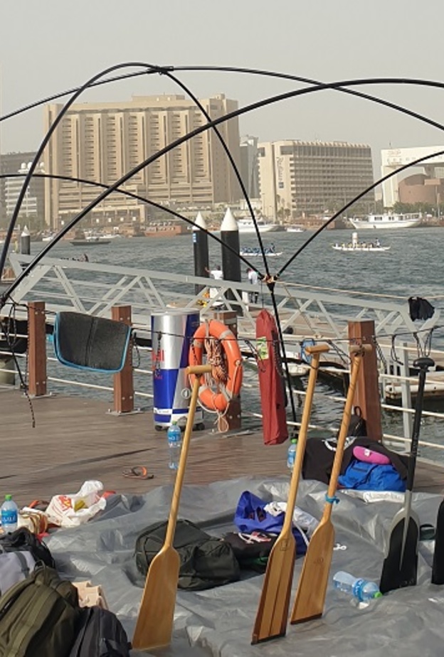 استعدادات سباق القوارب