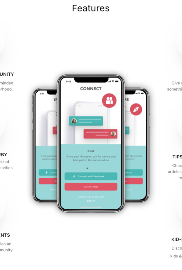 تطبيق Cloudhoods يسمح للأمهات بالتواصل المباشر من خلال منصة التطبيق الإلكترونية