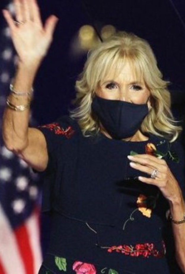 الدكتورة جيل بايدن بساعة كارتييه Cartier