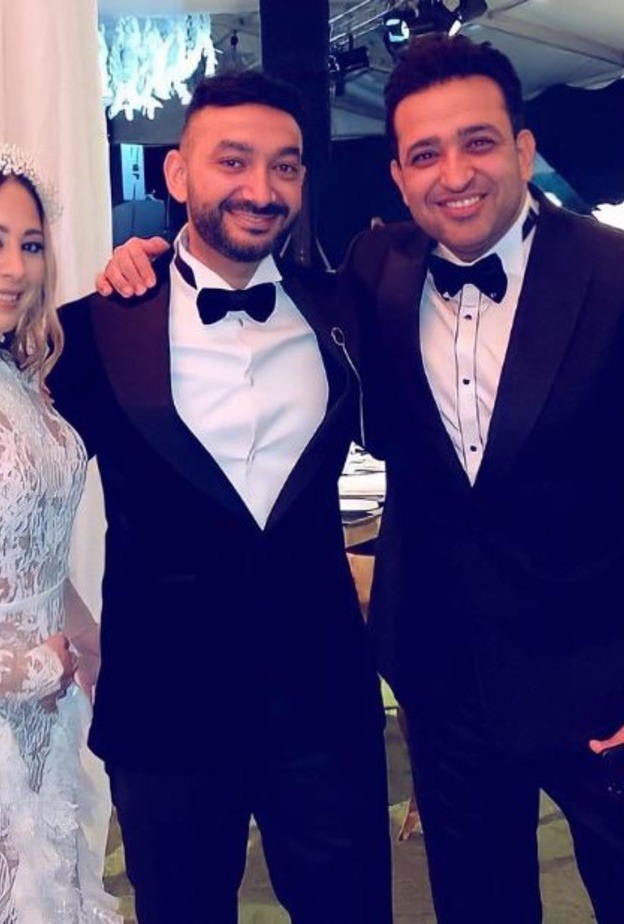  نادر حمدي وسارة حسني في حفل زفافهما