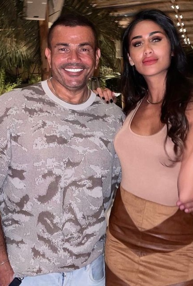  عمرو دياب وانجي كيوان