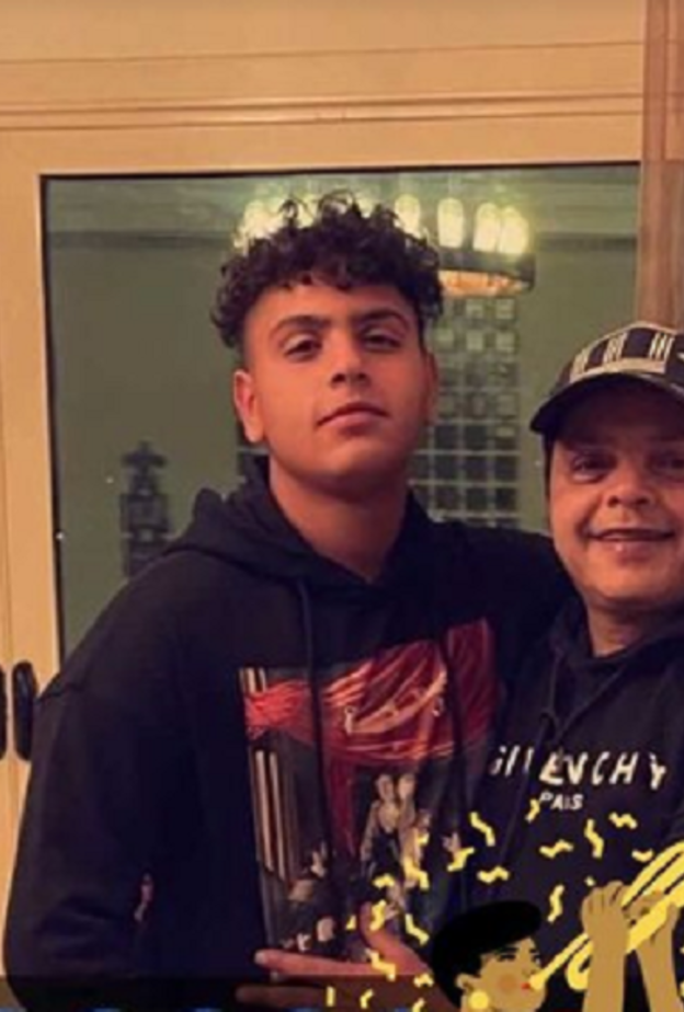 محمد هنيدي وابنه