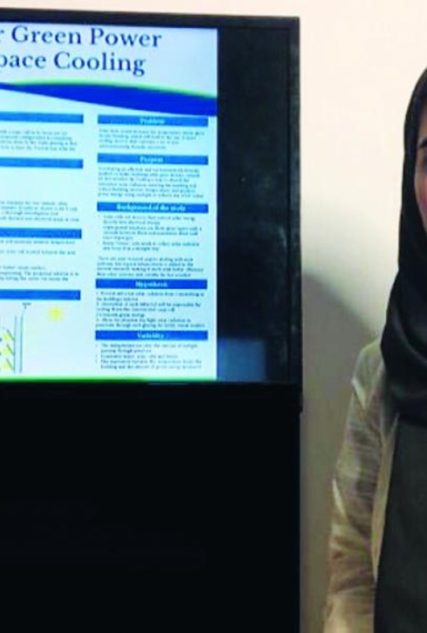 الطالبة السعودية جوري السعدون تبتكر نوافذ ذكية لتوليد الطاقة الخضراء وتبريد المباني