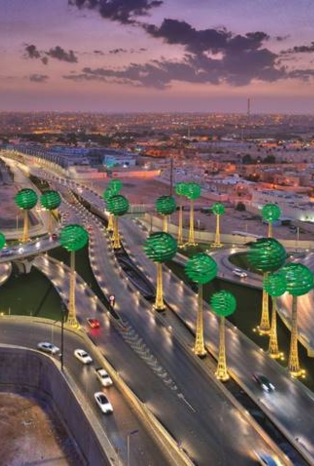  ميدان تقاطع طريق الملك عبدالله - الهيئة الملكية لمدينة الرياض