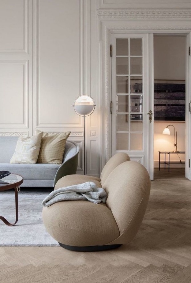  توزيع مريح لأثاث غرفة معيشة