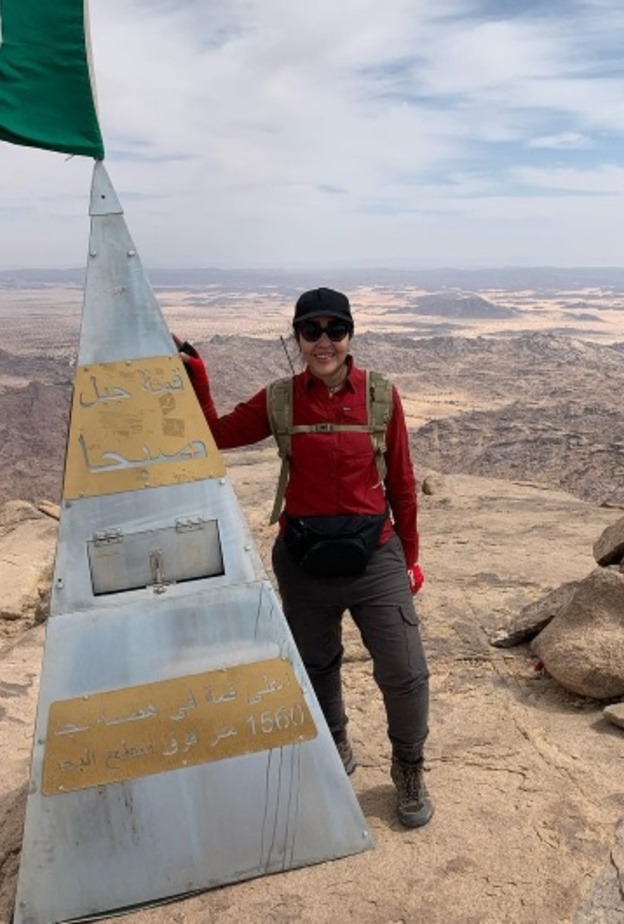 المرشدة السياحية السعودية بدور الصالح  - المصدر صفحة المرشدة بدور الصالح 