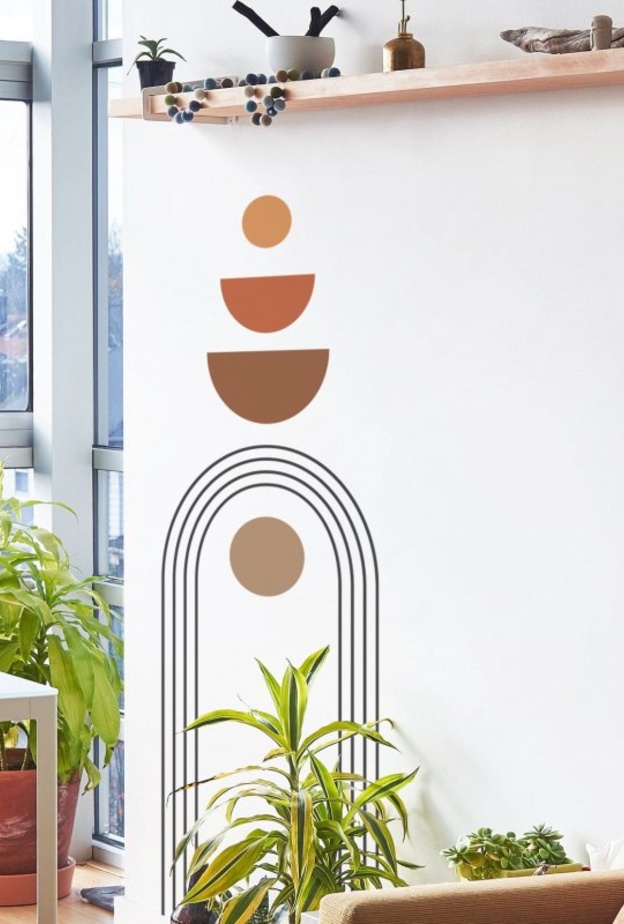  أشكال هندسية بسيطة لديكورات حوائط مودرن