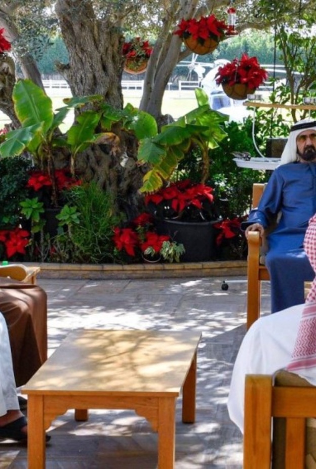 الشيخ محمد بن زايد يعلق على أول صورة للمريخ