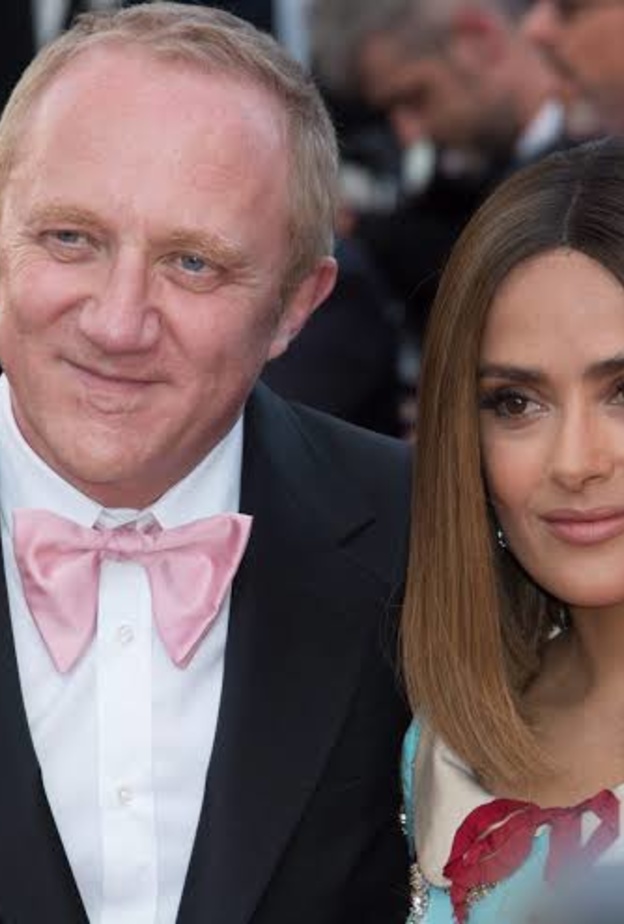 سلمى حايك و زوجها