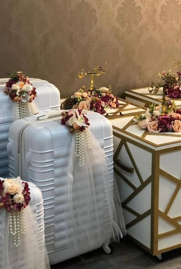 افكار عصرية لتغليف دبش العروس الاماراتية