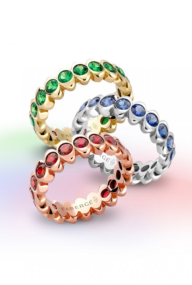 Cosmic Curve.. خواتم فريدة من Fabergé