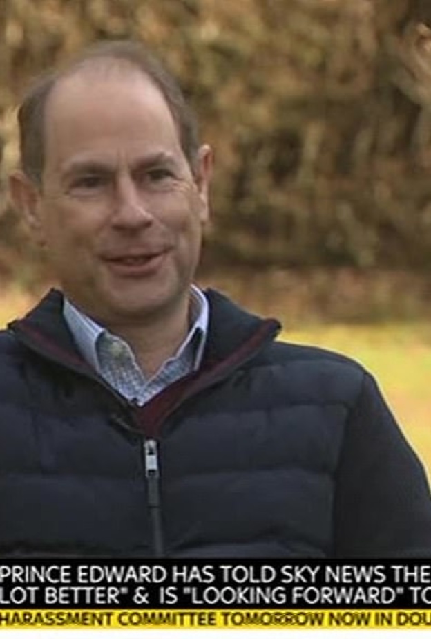 الأمير إدوارد يعلق على الحالة الصحية لوالده الأمير فيليب
