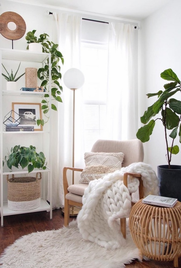 أحواض النباتات تغني ديكورات زوايا المنزل