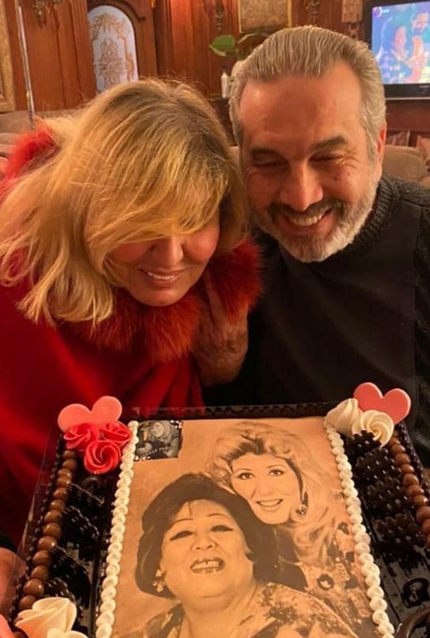 سهير رمزي وزوجها